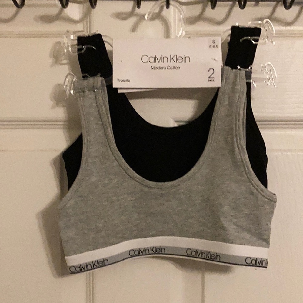 NWT Calvin Klein Modern Bralettes Set S